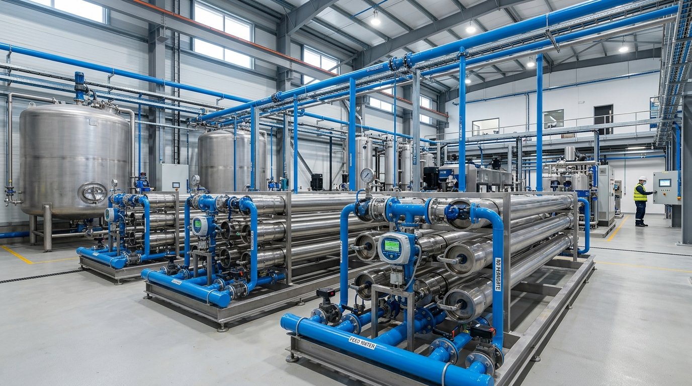 MaxV Industrial Reverse Osmosis Water Treatment Plant